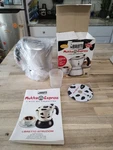 Bialetti Mukka Express 2-CUP Stovetop Cappuccino Maker Orig. Box *never Used* Open. Price: $99.99.