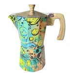 Grosche Milano Stovetop Espresso Maker W/ Graffiti Art, Hand Painted, Signed Used. Price: $184.95.