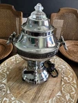 Vintage Labelle Silver Company Electric Coffee Maker. 13 Inches Tall Used. Price: $60.00.