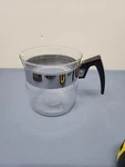 Pyrex 8854-B Flameware 4-CUP Coffee Percolator With Black Handle Carafe Only Used. Price: $21.25.