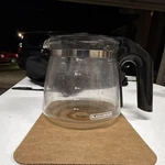Black+decker 12 Cup Glass Coffee Carafe For Filter Machine, Handle Used. Price: $15.00.