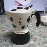 Bialetti Mukka Express Cappuccino Maker Cow-print, Stovetop Used. Price: $20.00.