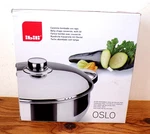 Ibili "oslo" Belly Shape Stainless Steel Casseole Pot With Lid, 26CM, Induction New. Price: $35.00.