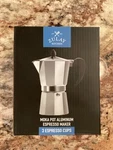 Zulay Kitchen Moka Pot Aluminum Espresso Maker 3 Cups Us Seller New. Price: $19.62.