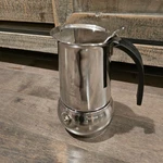 Bialetti Kitty Stovetop Coffee Espresso Maker Induction Stainless Steel Used. Price: $51.00.
