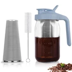 Qhh Cold Brew Coffee MAKER,32 Oz Mason Jar Pitcher With Stainless Steel Filte... New. Price: $30.74.