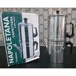 Ilsa Napoletana Coffee Maker 12 Cup Aluminum Italian Flip Pot Used. Price: $68.99.