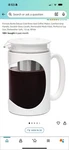 Epoca Primula Cold Brew Coffee Maker White Bnib New. Price: $17.99.