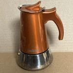 London Sip Orange Stovetop Espresso Maker 3-CUP Designed In Uk Used Very Good. Price: $18.00.