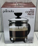 Epoca Primula Classic Coffee Press - 4 Cup For French And American Style New. Price: $11.99.