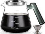Aquach Pour Over Coffee Maker With 828ML (28OZ) Glass Clear New. Price: $40.00.