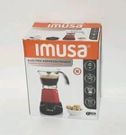 Imusa Electric Espresso Maker 3-6 Cup Capacity Red Used. Price: $19.99.