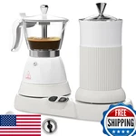 Vaolvpant Electric Espresso Machine Milk Frother 2 1 Efficient Moka Pot New. Price: $120.73.