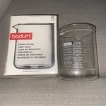 Bodum 1504-10 Coffee Press Beaker, Glass Cup, Transparent-made In Germany New. Price: $29.99.