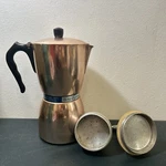 Vintage Anodised Pink Nova Stovetop Espresso Maker Italy Brevettata Used. Price: $46.70.