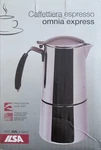 Ilsa Omnia Express Espresso Caffettiera Induction Moka 2 Cup Inox Open. Price: $35.00.