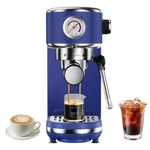 Atatix 20 Bar Espresso Machine Model EM3111 - Compact Dark Blue New. Price: $209.99.