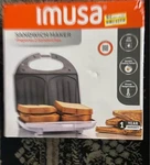New Imusa 2 Slot, White GAU-80108 Electric Sandwich Maker With Indicat. Price: $19.99.