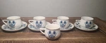 Karaca Iznik Turkish Demitasse 2"ESPRESSO Coffee Cups & 4.5" Saucers Used. Price: $92.00.
