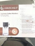 Amzchef Espresso Machine 20 Bar Professional Coffee Maker With Milk Frother, Open. Price: $79.59.