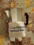 1 Count Sucasa 6 Cup High Quality Aluminum Espresso Maker Modern Stylish Design New. Price: $35.00.