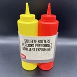 Tablecraft 112KM Red/yellow Polyethylene Ketchup And Mustard Dispensers Oz Ea New. Price: $10.56.
