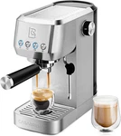 3700 20 Bar Espresso Machine, Stainless Steel Cappuccino & Latte Maker, 49OZ Tan New. Price: $183.99.