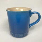 Creuset Stoneware Coffee Mug Marseille Blue Ombre 14 Oz France Used. Price: $16.50.
