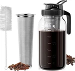 Cold Brew Coffee Maker 64OZ, Iced With 304 Stainless Steel Filter, New. Price: $22.38.