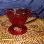 Melitta Signature Series 1 Cup Pour-over Coffee Brewer, Tritan Red Used. Price: $12.99.
