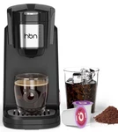 Hbn Single Serve Coffee Maker For K-cup & Ground With 10OZ Steel Tank New. Price: $62.99.