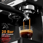 Mooye Espresso Machine With Grinder 20BAR Milk Frother Cappuccino Maker. Price: $209.99.