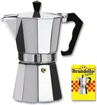 Brandello Aluminum Espresso Stovetop Coffee Maker. Silver Pot Cuban 1 Cup New. Price: $15.70.