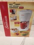 Sunbeam Shot Water Dispenser 6142 White 16OZ Heats Fast W/ceramic Bowl New!. Price: $106.25.