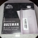 Coletti Bozeman 9 Cup Coffee Pot - Stainless Steel New. Price: $25.19.