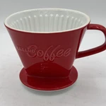 Creano Xxl Porcelain Coffee Dripper Red - Ceramic Cone Brewer Pour Over Cof... Open. Price: $33.99.