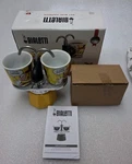 Bialetti Mini Express Lichtenstein: Moka Set Includes Coffee Maker 2-CUP 3OZ Open. Price: $59.95.
