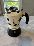 Bialetti Mukka Express 2 Cups Cappuccino Maker Made Italy. Unique Cow Print. Used. Price: $56.00.