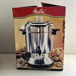 Melitta Catering Cup Stainless Steel Coffee Urn Percolator Model MEU45 Used. Price: $49.99.