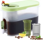 1 Gallon Cold Brew Coffee Maker, Iced With Ultra Fine Stainless Ste New. Price: $39.24.