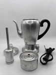 Vintage Mirro-matic Electric Aluminum Coffee Percolator 4 Cup Model 101M Used. Price: $19.99.