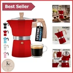 Moka Pot: 6-CUP Espresso Maker For Home & Travel Brew Cafe-quality Anywhere! New. Price: $25.99.