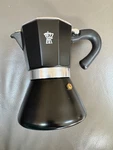 New Italexpress Pezzetti 3-CUP Stovetop Black Pot Coffee Espresso Maker Italy Open. Price: $34.99.