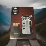 The Original Royal Brew Nitro Cold Coffee Maker - Silver 64OZ New. Price: $52.00.