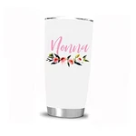 Nonna Travel Coffee Mug For Grandma, Stainless Steel Vacuum 20 Ounces White New. Price: $21.99.