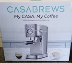 New Casabrews Espresso/latte Machine 20 Bar With Steam Milk Frother. Price: $83.00.