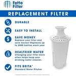 Fette Filter 2 Pack Of Water Replacement Compatible With Brita Standard New. Price: $7.00.