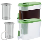 Gerrii 2 Pcs Cold Brew Maker, 1 Gallon Plastic Beverage Dispenser With Filt... New. Price: $54.82.