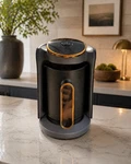 Single Serve Coffee Maker Pod Machine Black Gold Uk Plug 220V Compact Brewer New. Price: $30.00.