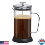 Joyjolt Fluted French Press Coffee And Tea Maker Set, 33.8OZ Stainless Steel New. Price: $43.30.